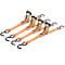 Erickson 1"X15Ft 2000 lb Ratcheting Tie Downs Orange 31416 - alternate 3